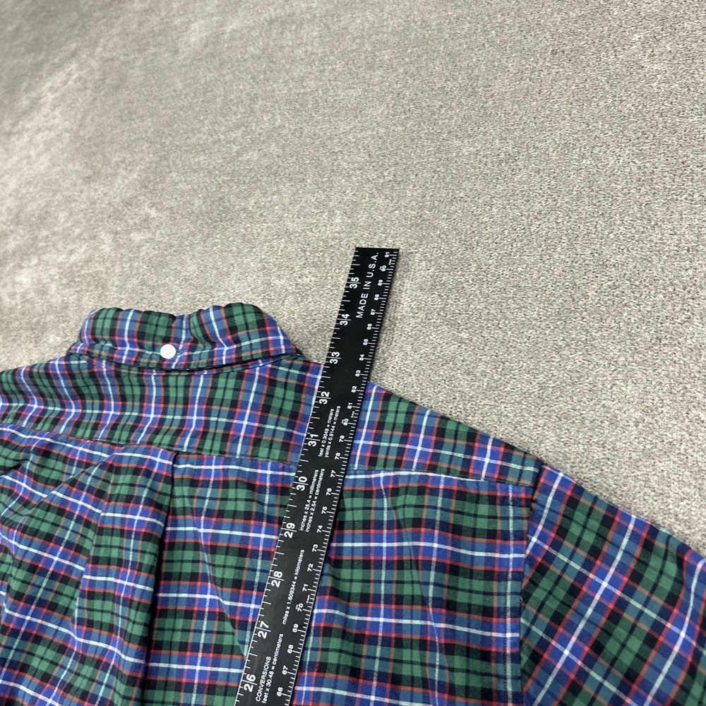 Sid Mashburn Shirt Mens Large Long Sleeve Button Down Plaid Pocket Casual - Picture 7 of 9